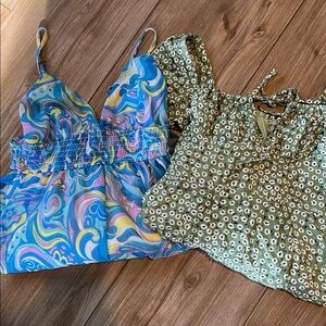 👗 Bundle of 2 Summer Flowy Dresses, NWT Sz S / Preloved Sz XS